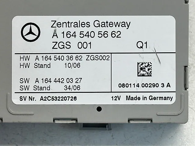Gateway Module Mercedes-Benz R350 W251 2008 164 540 56 62 — photo 4