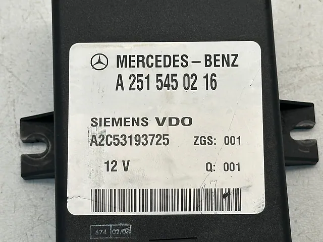 Air Suspension Module Mercedes-Benz R350 W251 2006-2013 251 545 02 16 — photo 4