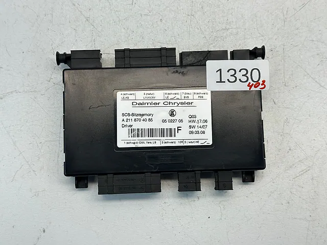 Seat Control Front Driver Side Mercedes-Benz R350 W251 2006-2013 A2118704085 — photo 4